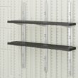 Suncast 10-in x 49.65-in Black Resin Storage Shed Shelf