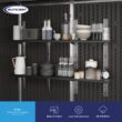 Suncast 10-in x 49.65-in Black Resin Storage Shed Shelf