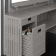 Suncast 22.25-in x 18.5-in Gray Resin Storage Shed Drawer