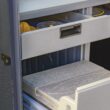 Suncast 22.25-in x 18.5-in Gray Resin Storage Shed Drawer