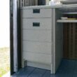 Suncast 22.25-in x 18.5-in Gray Resin Storage Shed Drawer