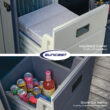 Suncast 22.25-in x 18.5-in Gray Resin Storage Shed Drawer