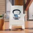 Suncast Storage Ice Cube Plastic Frame Rocking Chair with Solid Seat Suncast Storage Ice Cube Plastic Frame Rocking Chair with Solid Seat