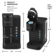 Keurig K-Express Essentials Plus, Iced and Hot Single-Serve K-Cup Pod Coffee Maker, Black