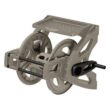 Suncast Hose Handler Wall-Mounted Reel Light Taupe - Holds 175 ft of 58-in Hose Resin with Slide Trak Guide and Accessory Tray.