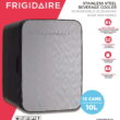 Frigidaire Retro 10L Mini Personal Refrigerator with Thermoelectric Cooling, 15 Can Capacity, Stainless Steel Design