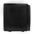 Frigidaire Retro 10L Mini Personal Refrigerator, 15-Can Capacity Mini Fridge for Beverages and Skincare, Black Stainless Steel