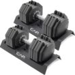 CAP ADJUSTABELL Adjustable Dumbbell Weights - Singles & Pairs | 12.5 lb, 25 lb & 55 lb | Multiple Handle Options