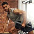 CAP ADJUSTABELL Adjustable Dumbbell Weights - Singles & Pairs | 12.5 lb, 25 lb & 55 lb | Multiple Handle Options