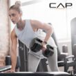 CAP ADJUSTABELL Adjustable Dumbbell Weights - Singles & Pairs | 12.5 lb, 25 lb & 55 lb | Multiple Handle Options