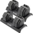CAP ADJUSTABELL Adjustable Dumbbell Weights - Singles & Pairs | 12.5 lb, 25 lb & 55 lb | Multiple Handle Options