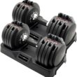 CAP ADJUSTABELL Adjustable Dumbbell Weights - Singles & Pairs | 12.5 lb, 25 lb & 55 lb | Multiple Handle Options