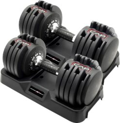 CAP ADJUSTABELL Adjustable Dumbbell Weights - Singles & Pairs | 12.5 lb, 25 lb & 55 lb | Multiple Handle Options