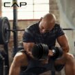 CAP Adjustabell G6 Round Adjustable Dumbbell, Black Handle CAP ADJUSTABELL Adjustable Dumbbell Weights - Singles & Pairs | 12.5 lb, 25 lb & 55 lb | Multiple Handle Options