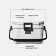 YETI Roadie 8 Hard Cooler Fits 12 Cans, Compact Portable Insulated Ice Chest, One-Hand Latch, Easy Carry for Camping & Golf