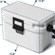 YETI Roadie 8 Hard Cooler Fits 12 Cans, Compact Portable Insulated Ice Chest, One-Hand Latch, Easy Carry for Camping & Golf