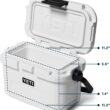 YETI Roadie 8 Hard Cooler Fits 12 Cans, Compact Portable Insulated Ice Chest, One-Hand Latch, Easy Carry for Camping & Golf