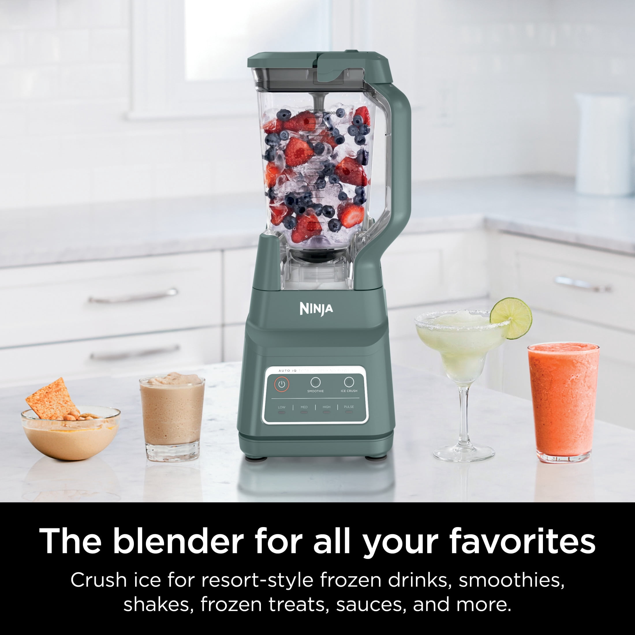 Ninja Professional Plus Blender, Smoothies, Ice Crush with 2 Auto-iQ Preset Programs, 1200W, 72 Oz, BN700 Sage Ninja Professional Plus Blender, Smoothies, Ice Crush with 2 Auto-iQ Preset Programs, 1200W, 72 Oz, BN700 Sage