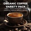 Maud's Organic Coffee Pods Variety Pack, 56 ct, 8 Assorted Flavors, Single Serve Pods – 100% Arabica Coffee, Compatible with Keurig K Cups Maker