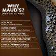 Maud's Dark Roast Coffee Pods, Tall Dark and Handsome, Compatible w/ K-Cup Brewers, 100ct