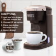 Maud's Dark Roast Coffee Pods, Tall Dark and Handsome, Compatible w/ K-Cup Brewers, 100ct