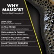 Maud's World's Strongest Decaf Coffee Pods, 100 ct, Decaffeinated Dark Roast Coffee in Single Serve Pods – 100% Arabica Beans, Compatible with Keurig K Cups Maker Maud's World's Strongest Decaf Coffee Pods, 100 ct, Decaffeinated Dark Roast Coffee in Single Serve Pods – 100% Arabica Beans, Compatible with Keurig K Cups Maker