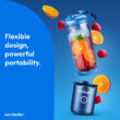 nutribullet Flex portable blender NBPB10200BB, Sapphire Blue, 20oz