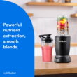 nutribullet Turbo Single Serve Blender NB10400AK, 1000W Matte Black