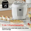 Instant Pot 6Qt RIO Chef Series 7-in-1 Multi-Cooker, Pressure Cooker, Slow Cook, & More, Sea Salt