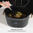 Thyme & Table 6QT Programmable Slow Cooker, Slate Grey