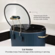 Thyme & Table 6QT Programmable Slow Cooker, Atlantic Blue