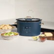 Thyme & Table 6QT Programmable Slow Cooker, Atlantic Blue
