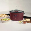 Thyme & Table 6QT Programmable Slow Cooker, Cabernet Red