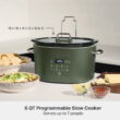 Thyme & Table 6QT Programmable Slow Cooker, Dusty Moss