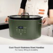 Thyme & Table 6QT Programmable Slow Cooker, Dusty Moss