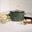 Thyme & Table 6QT Programmable Slow Cooker, Dusty Moss