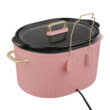 Thyme & Table 6QT Programmable Slow Cooker, Faded Rose