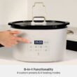 Thyme & Table 6QT Programmable Slow Cooker, Sand White