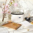 Thyme & Table 6QT Programmable Slow Cooker, Sand White