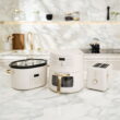 Thyme & Table 6QT Programmable Slow Cooker, Sand White