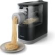 Philips Kitchen Appliances Compact Pasta and Noodle Maker, Viva Collection, Comes with 3 Default Classic Pasta Shaping Discs, Fully Automatic, Recipe Book, Small, Black (HR2371/05)