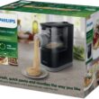 Philips Kitchen Appliances Compact Pasta and Noodle Maker, Viva Collection, Comes with 3 Default Classic Pasta Shaping Discs, Fully Automatic, Recipe Book, Small, Black (HR2371/05)