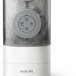 Philips Kitchen Appliances Compact Pasta and Noodle Maker, Viva Collection, Comes with 3 Default Classic Pasta Shaping Discs, Fully Automatic, Recipe Book, Small, White (HR2370/05)