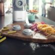 Philips Kitchen Appliances Compact Pasta and Noodle Maker, Viva Collection, Comes with 3 Default Classic Pasta Shaping Discs, Fully Automatic, Recipe Book, Small, White (HR2370/05)