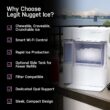 GE Profile Opal 2.0 Ultra Nugget Ice Maker with Scale Inhibiting Filter, Scoop Included, 38 lbs in 24 Hours, Pellet Ice Machine with WiFi & Smart Connected, Stainless Steel