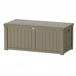 Yardgrace 150 Gallons Water Resistant Resin Lockable Deck Box