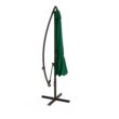 Westin Furniture 10-ft Steel Green No-tilt Cantilever Patio Umbrella with Base Westin Furniture 10-ft Steel Green No-tilt Cantilever Patio Umbrella with Base