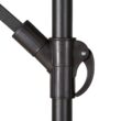 Westin Furniture 10-ft Steel White No-tilt Cantilever Patio Umbrella with Base