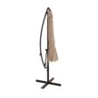 Westin Furniture 10-Feet Steel Beige No-tilt Cantilever Patio Umbrella with Base