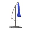 Westin Furniture 10-Feet Steel Blue No-tilt Cantilever Patio Umbrella with Base